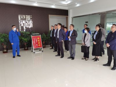杭实集团党委副书记、董事陈国华一行赴杭华功材调研指导 